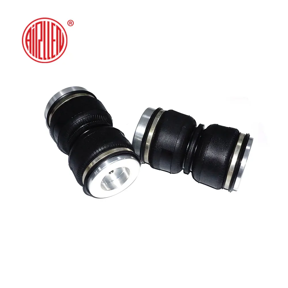 air suspension part a pair of rear airbags Airllen rubber spring for Nissan shock absorber double convolute pneumatic parts bag