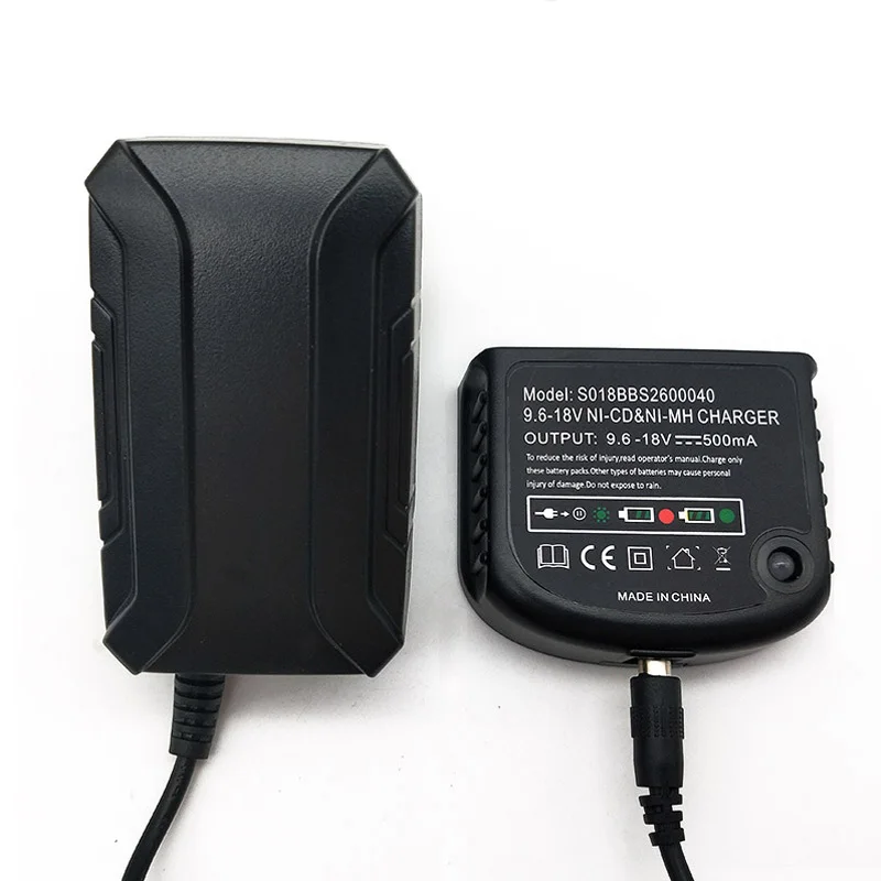 Li-ion NICD Battery Charger For Black Decker 10.8V 14.4V 18V 20V BD18V LBXR20 Electric Drill Screwdriver Tool Battery Accessory