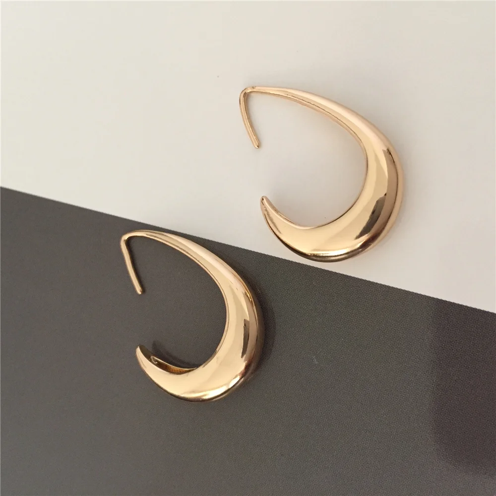 Gorgeous Gold Color Tear Drop Earrings For Women Girl Elegant Casual Trendy Boho Chic Modern Office Lady Fashion Jewelry