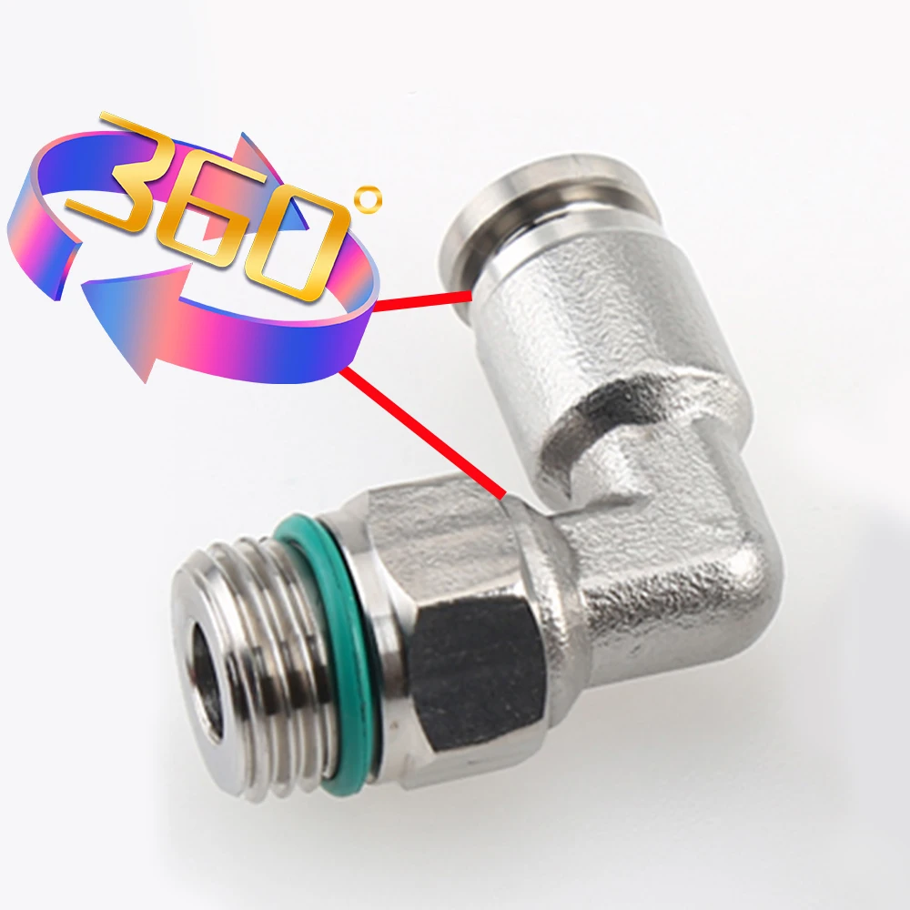 304 stainless steel joint trachea quick coupling 1/8\