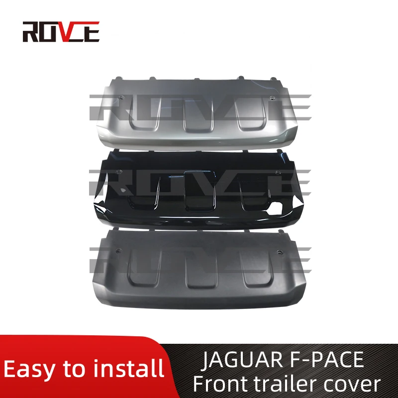 

ROVCar Front Trailer Cover Front Bumper Board for Jaguar F-PACE Grille Mesh Vent Hood Cover Trim Body Kits Car Accessories