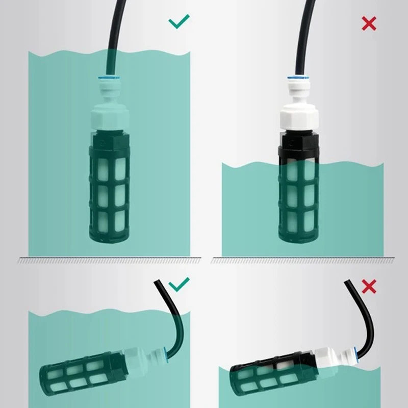 Water filter 1/4 inch for pump and water sprayer misting system with PP contton filter inside  for Misting System