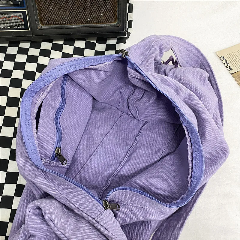 Bag women\'s 2023 new tide online celebrity large-capacity folding canvas bag students with rope shoulder bag messenger bag tide