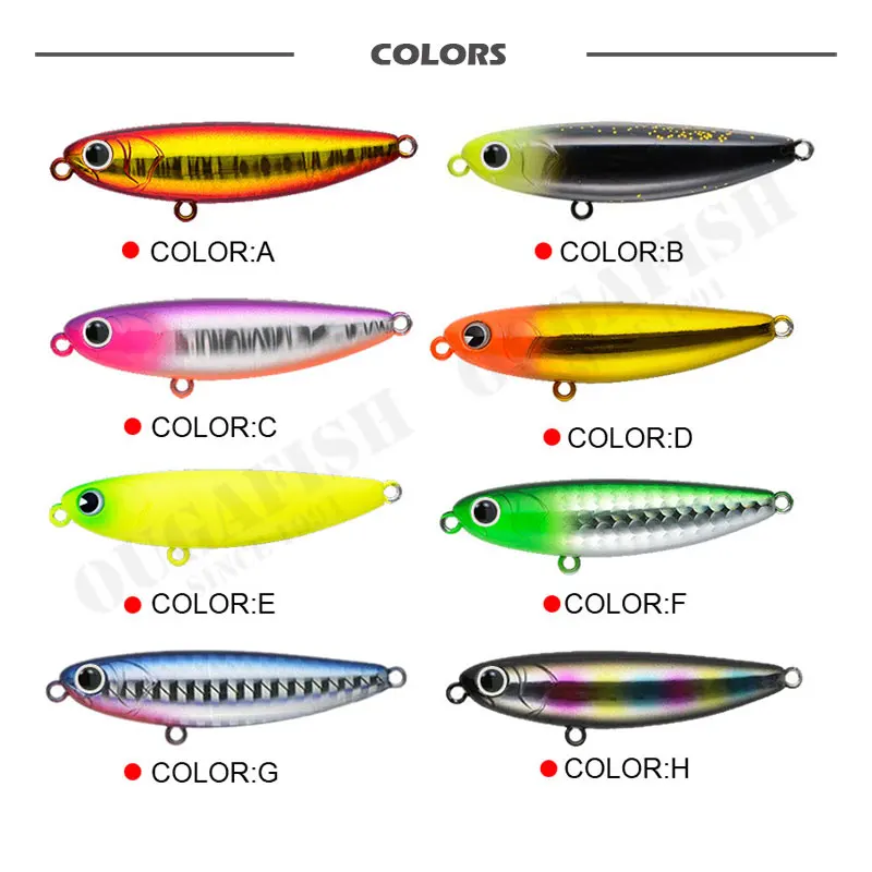 Fishing Accessories Pencil Floating 60mm 6g Pesca Leurre Brochet Isca Artificial Wobblers Dropshipping Angeln Zubehor Equipment