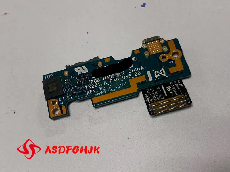 Placa de fuente de alimentación Original para ASUS TX201LA, placa USB TX201LA PAD, USB BD REV 2,0, funciona perfectamente, envío gratis