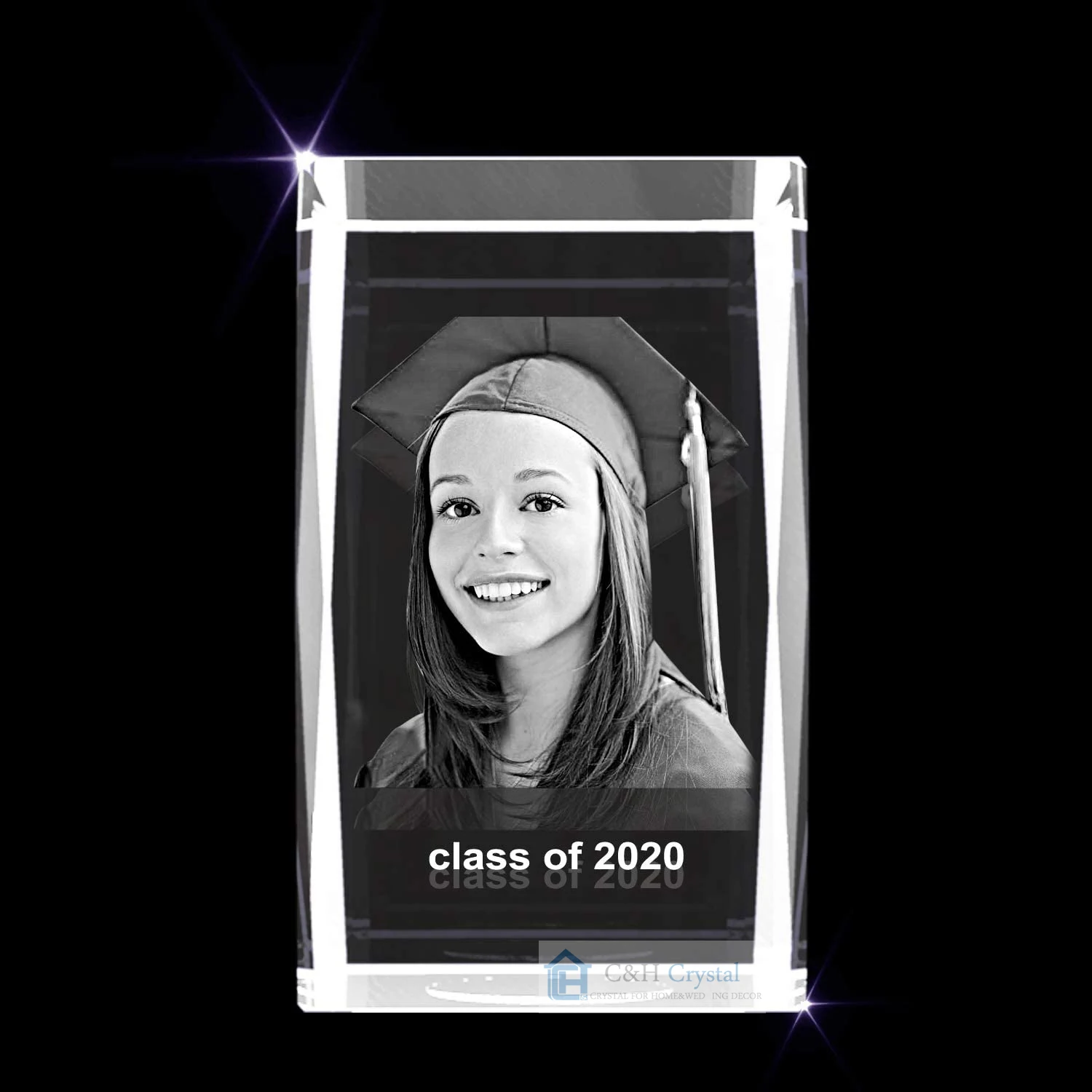 Personalized Custom 2D/3D Cube Crystal Photo Frame Laser Etched Engraving Your Own Picture  Birthday, Wedding Gift, Memorial