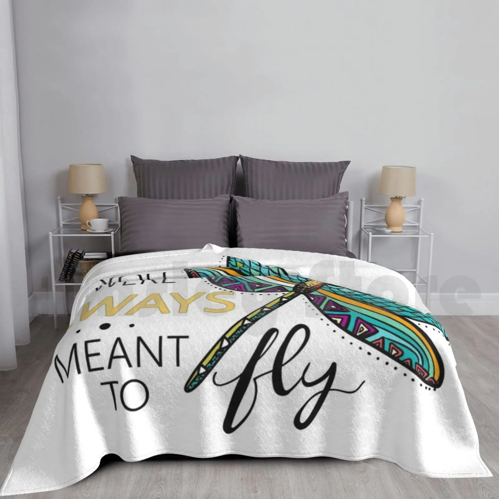 

Blanket You Were Always Meant To Fly-Dragonfly 654 Dragonfly Dragon Fly Meant To Fly