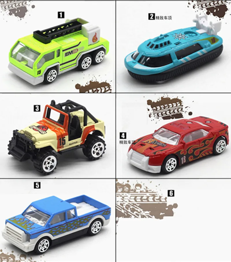 5pcs/set hot weels 1:64 Color mixing mini sports car racing car city Alloy Sliding car model oyuncak children kids toy boys gift