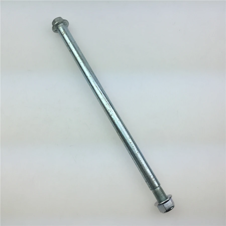 For 12MM Motorcycle Electric Vehicle Battery Scooter Front Axle Axle/M10 Axle/Rear Flat Fork Axle Hub Axle 15MM Electric Vehicle