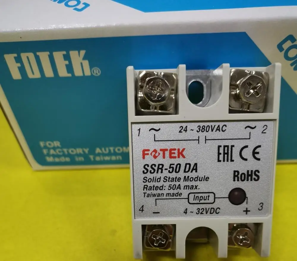 SSR-50DA New original Taiwan FOTEK SCR module economical solid state relay