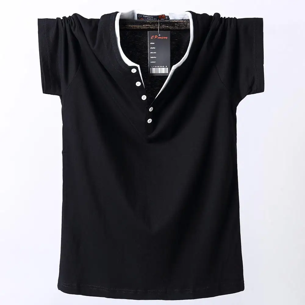 

Summer Trendy America Style Men Short Sleeve 8Xl Large Size Cotton t-Shirt High Quality Patchwork Sport Pullover Polo Shirt Male