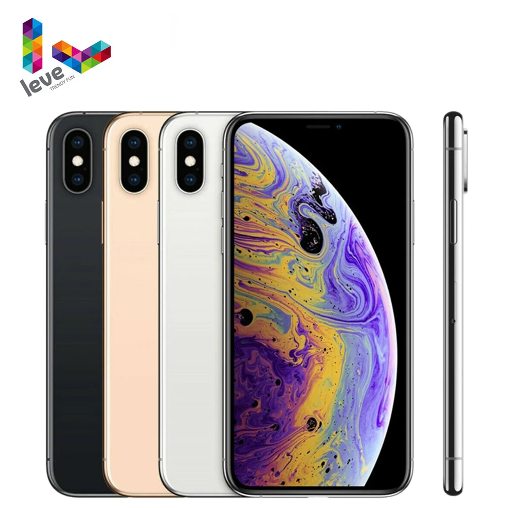 

Apple iPhone XS A12 Bionic Unlocked Mobile Phone 5.8inch 4GB RAM 64GB/256GB ROM Hexa Core 12MP NFC 4G LTE Original iOS Cellphone