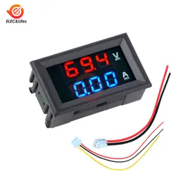 DC 0-100V 10A 50A 100A Auto samochód elektroniczny woltomierz cyfrowy amperomierz 0.56 ''wyświetlacz LED Regulator napięcia Volt AMP miernik Tester