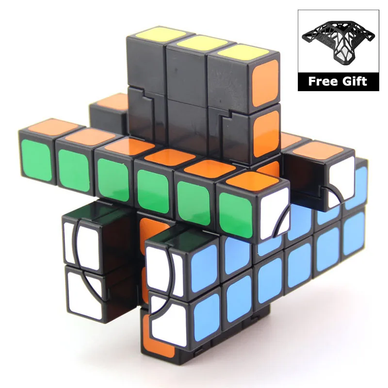 

WitEden Unequal Camouflage Super 3x3x6 Magic Cube Professional Speed Puzzle 336 Cube Educational Toys for Children cubo magico