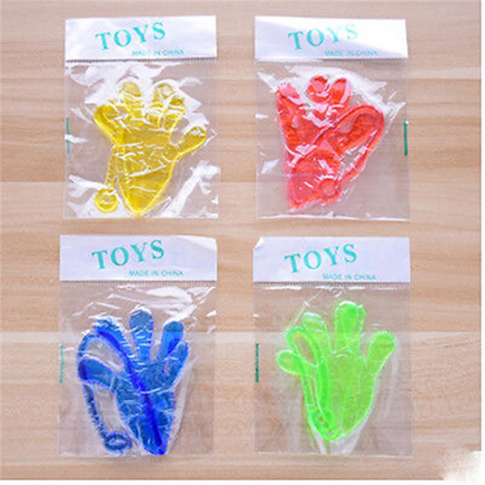 Elastic Sticky Squishy Slap Hands Palm Toy Kid Party Favors Gift Gags Practical Jokes Elastic Sticky Squishy Slap Hands Palm Toy