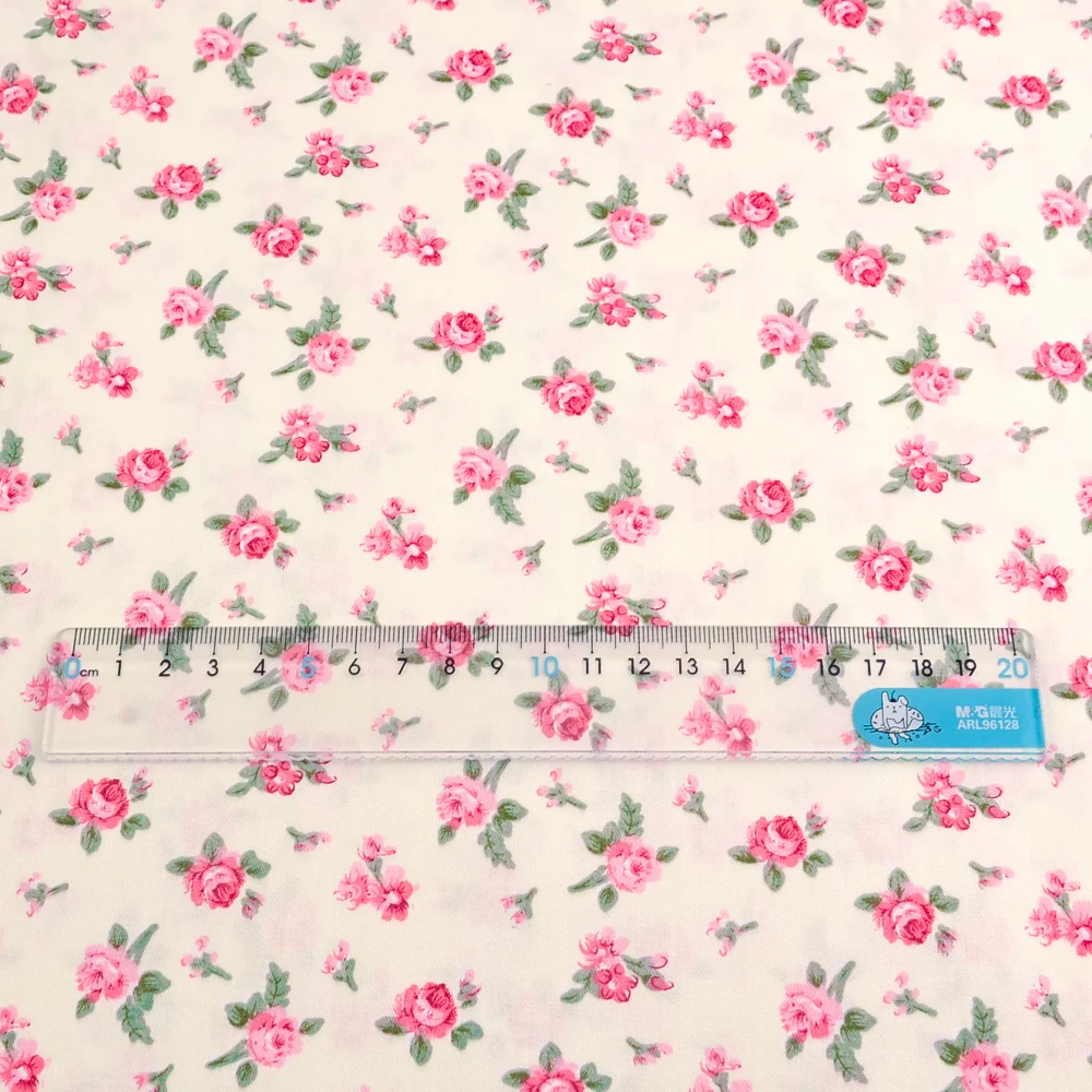 Teramila Rose Gedruckt Baumwolle Stoffe durch die Meter für Nähen Stoffe in Meter Freies Verschiffen, Bettwäsche Sets, quilts, Patchwork, Kleid – Detail 23