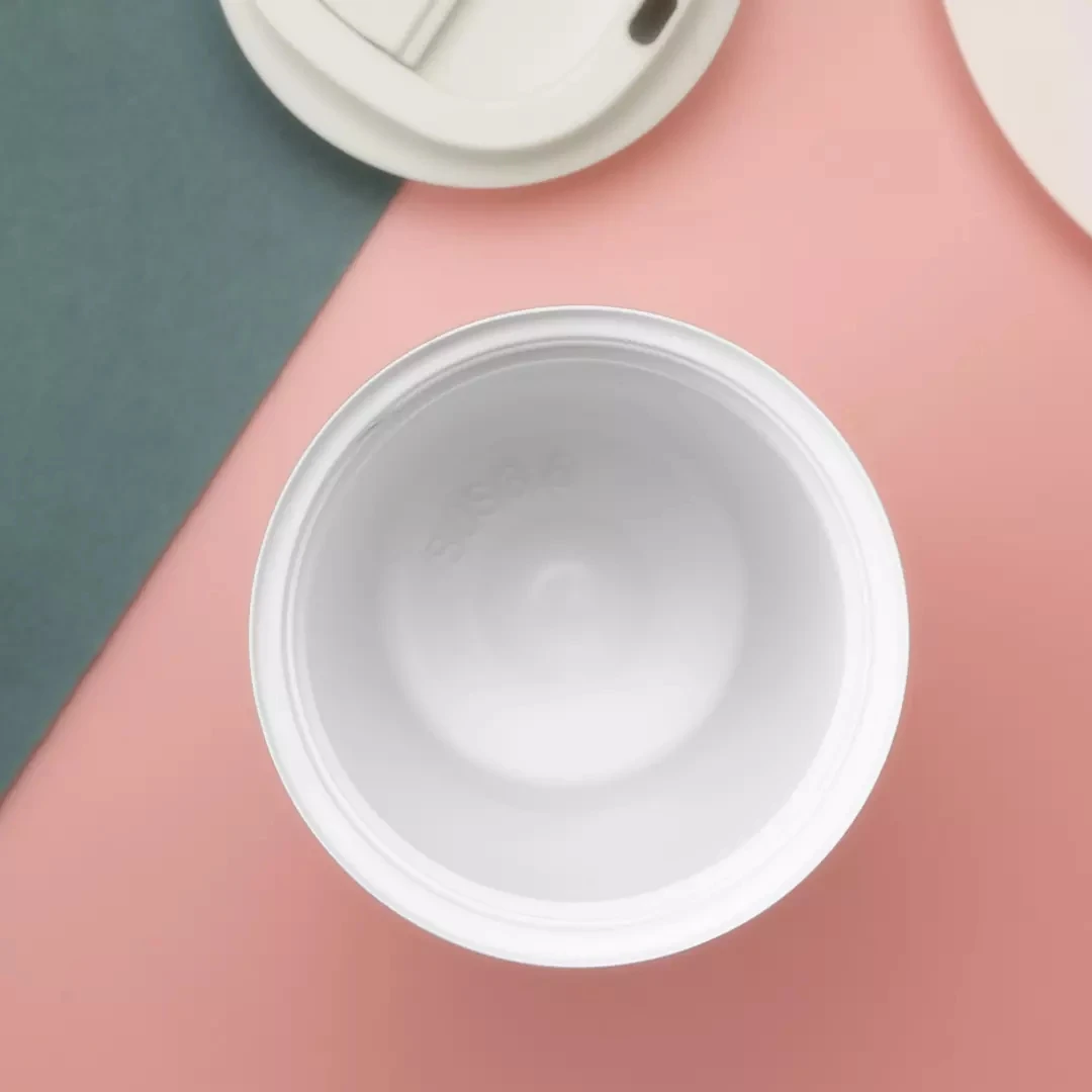 Xiaomi Youpin Insulation Coffee Cup  Coconut Milk White Ceramic inner liner non-slip cup body long-lasting heat preservation