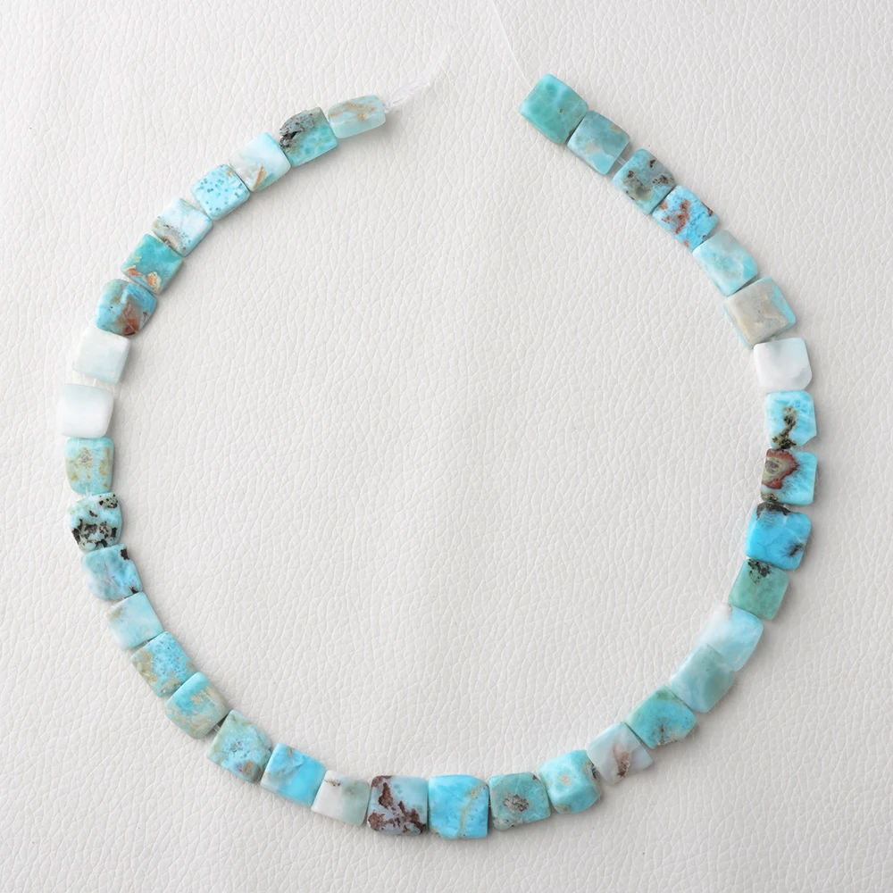 

Natural Larimar Nugget Stone Beads 15" Strands