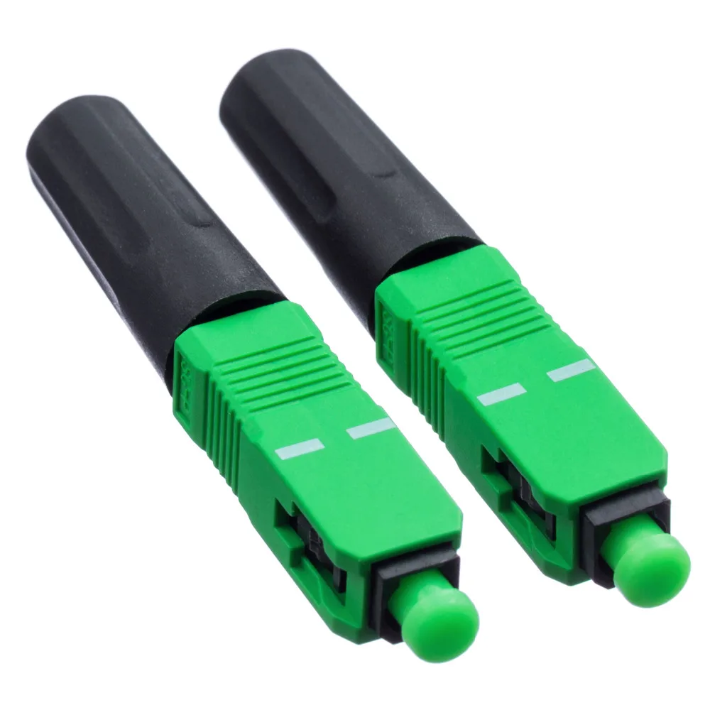 100PCS/Box FTTH SC APC UPC 50MM Single-Mode Fiber Optic SC APC Quick Connector FTTH Project