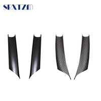 Car Styling Interior Carbon Fiber Texture Door Pull Handle Protective Cover Trim For BMW X5 X6 E70 E71 F15 F16 E70 E71