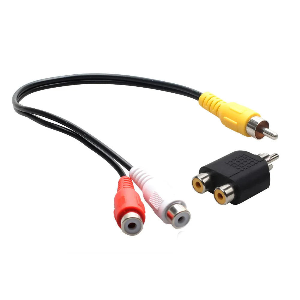 Cavo RCA universale cavo Audio Stereo Jack da 3.5mm a presa 2RCA adattatore da femmina a maschio a cuffia 3.5 AUX Y per amplificatore DVD