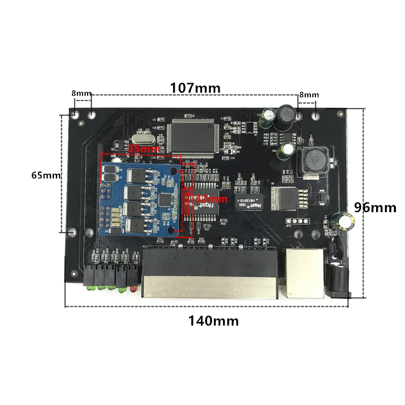 ANDDEAR-10/100 mbps rj45 przełącznik poe 802.3af 8 poort zasilacz 15.5 w na ip kamera nvr ip phone punkt dostępu sieci wifi przełącznik poe