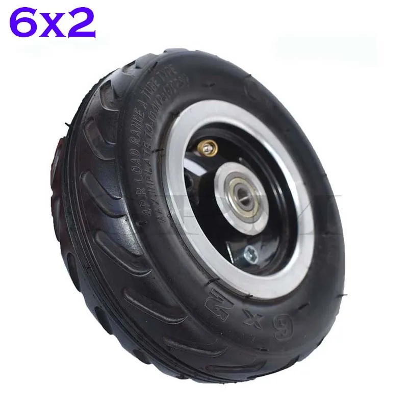 6 inch 6X2 Wheels set or Tire or Inner Tube Electric Scooter Wheel Chair Truck Use 6