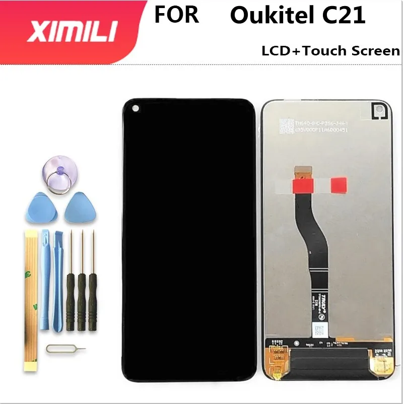 6.4 inch OUKITEL C21 LCD Display+Touch Screen Digitizer Assembly 100% Original New LCD+Touch Digitizer for C21 Replacement +Tool