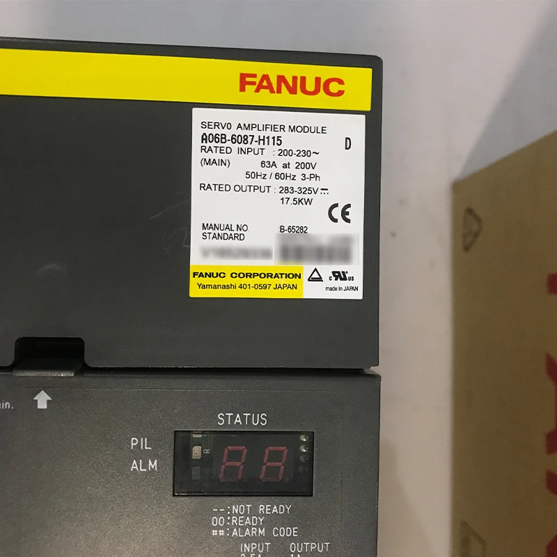 A06B-6087-H115 Fanuc Power Supply Module CNC Control Tested Ok A06B6087H115