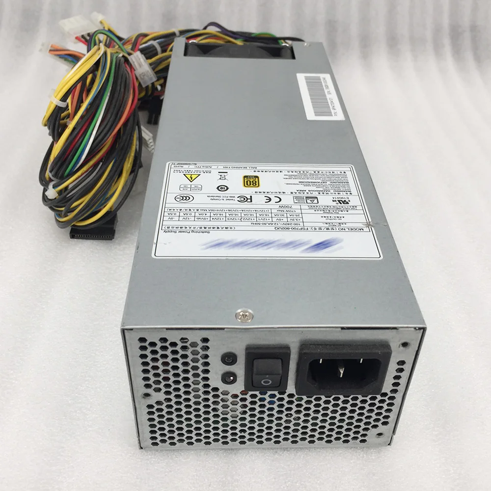 تحويل التيار الكهربائي ل FSP700-802UQ 1U 700W الكمال اختبار