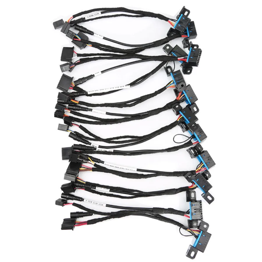 12 Cables EIS ELV Test Cables for Mercedes for Benz Works with VVDI MB BGA Tool Supported to CAN Read/Write EIS/ELV Test Line