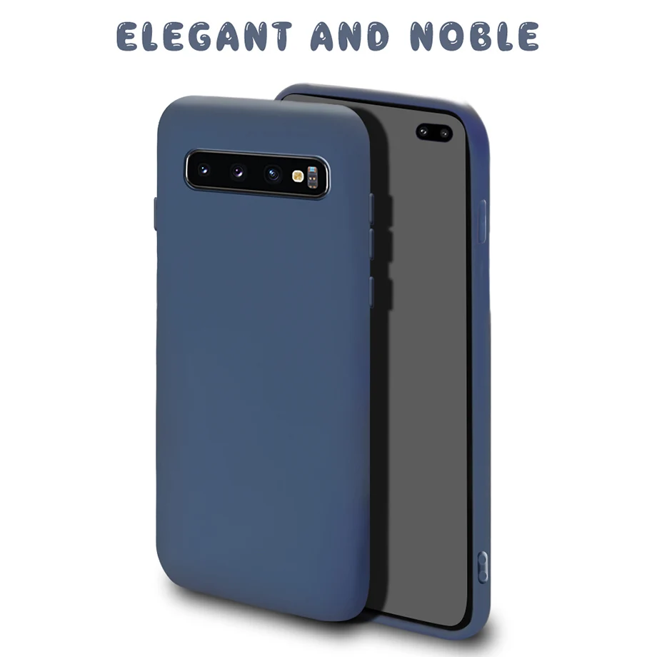 Phone Case For Samsung Galaxy S10 Plus S10E S 10 Plus S10 e S10Plus Case Cover Ultra Slim matte Soft Bumper Silicone Phone Cases