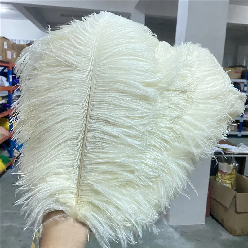 

Wholesale 50pcs/lot High Quality Ostrich Feather 18-20 Inches/45-50cm Jewelry Accessories Wedding for Plumes Plume Plumas