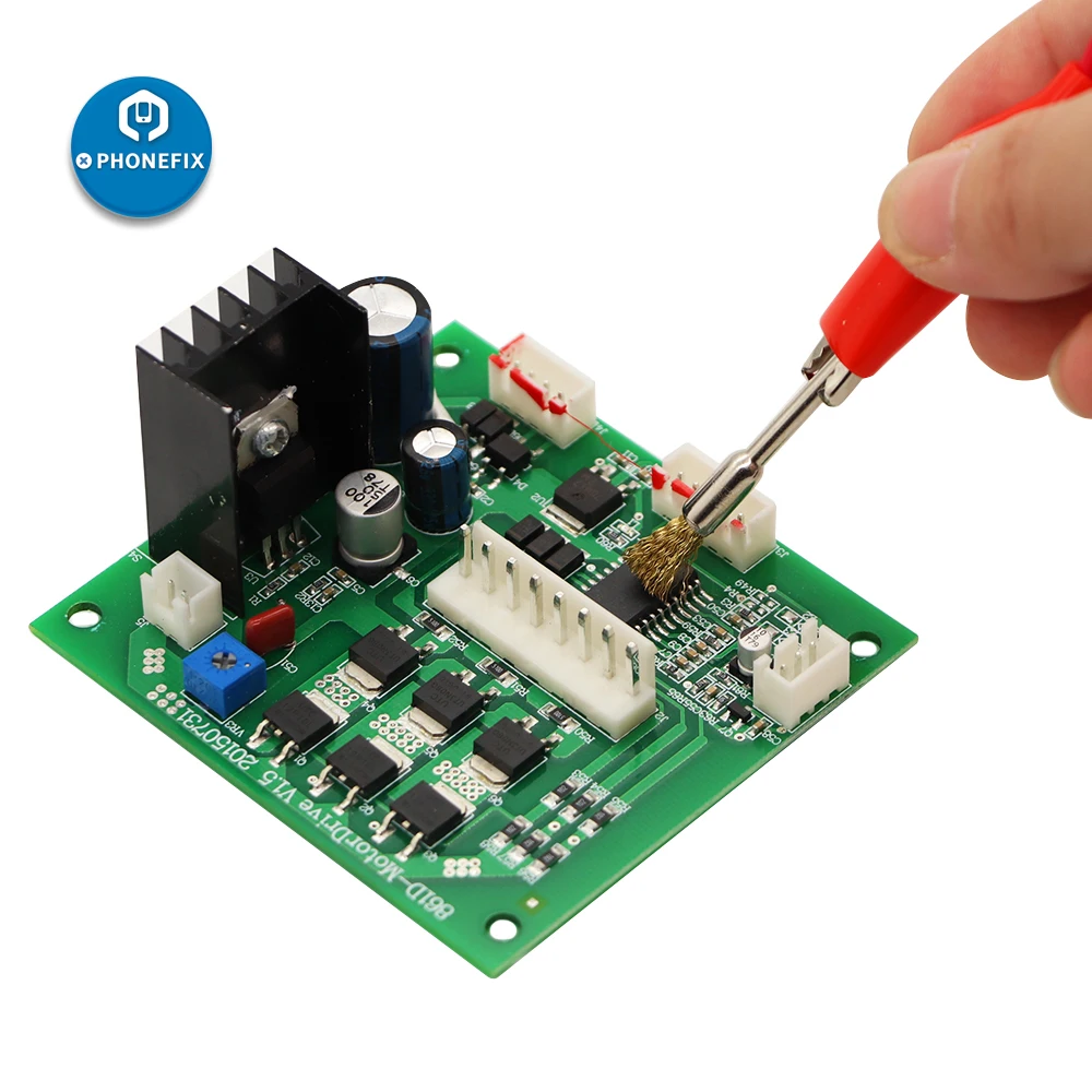 Brass Wire Copper Brush PCB Short-Circuited Multimeter Testing Tool  for Electronic Motherboard Circuits Short Fast Decting Tool