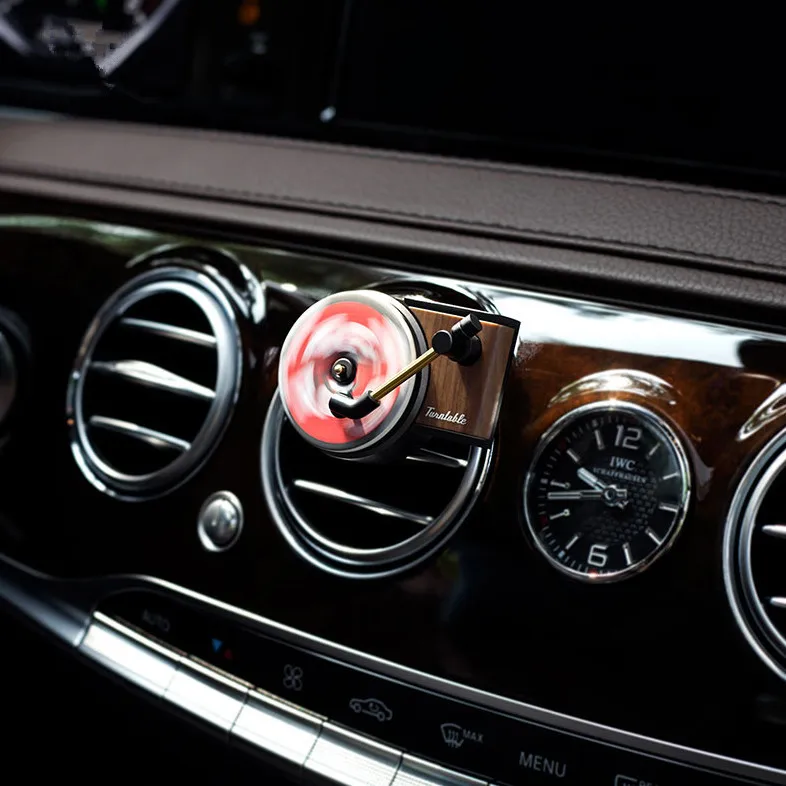 Youpin-車の芳香剤,回転式蓄音機,車のフレグランス,アロマテラピータブレットの交換,3個