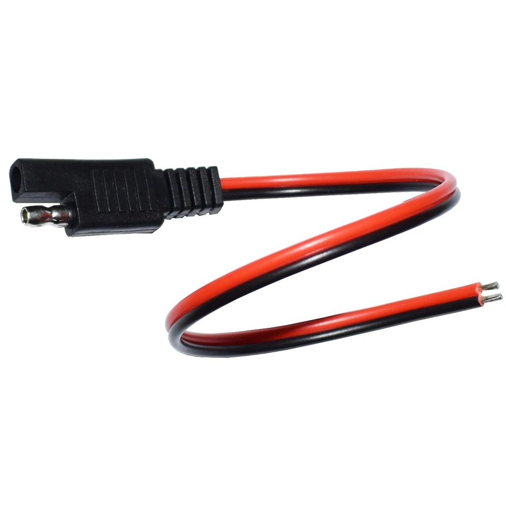 5 PCS SAE Power Automotive Extension Cable 18AWG 30CM 2 Pin with SAE Connector Cable Quick Disconnect Extension Cable