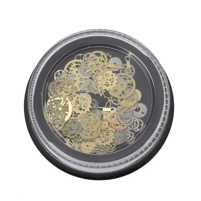 Mixed Steampunk Cog Gear Charm Resin Fill Accessories Craft Charm for Resin Casting Jewelry Resin Making Project R3MC