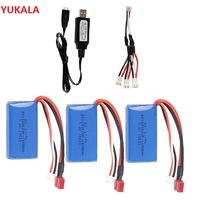 7.4V 1400mAh RC Car battery for A949-b A959-b A969-b A979-b K929 1/18 remote control Car LiPo Battery A949 Part for Wltoys car