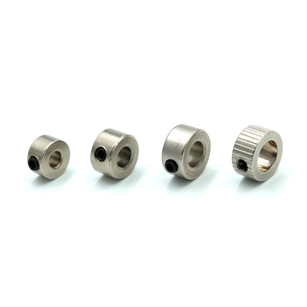 SkyArea 10PCS Wheel Lock Collar Shaft Axle Bushing Metal Landing Gear Stopper Inner Dia 2.1/3.1/4.1/5.1mm for RC Model Parts