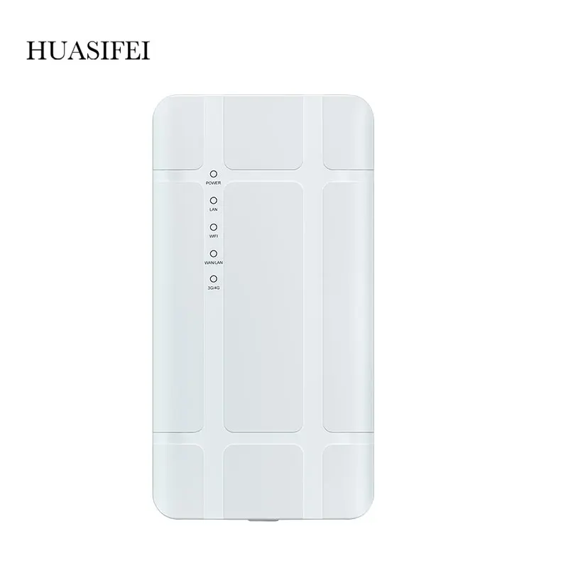 HUASIFEI Outdoor CPE Waterproof Router 300Mbps CAT4 LTE Routers 3G/4G SIM Card WiFi Router for IP Camera/Outside WiFi Coverage