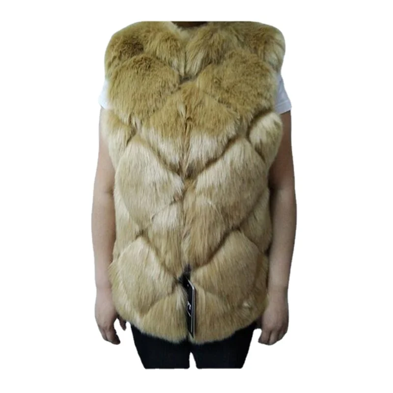 Hot 2022 Nieuwe Winter Fashion Faux Fur Vest Vrouwen Bont Vest Bontjas Vos Jas Vrouwelijke Jas Dames Maat S-Xxxlfree Vervoer