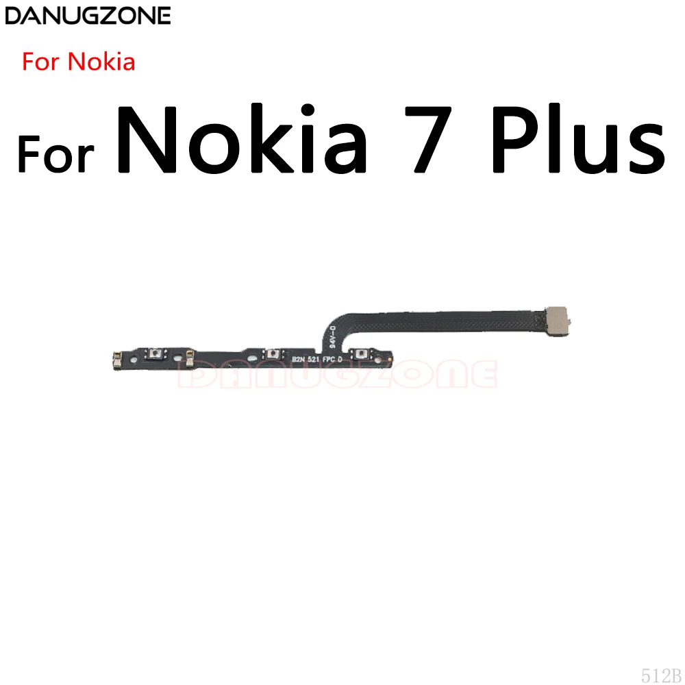 Power Button Switch Volume Button Mute On / Off Flex Cable For Nokia 7 Plus 8 6.2 6 5 4.2 3 2.2 2 1