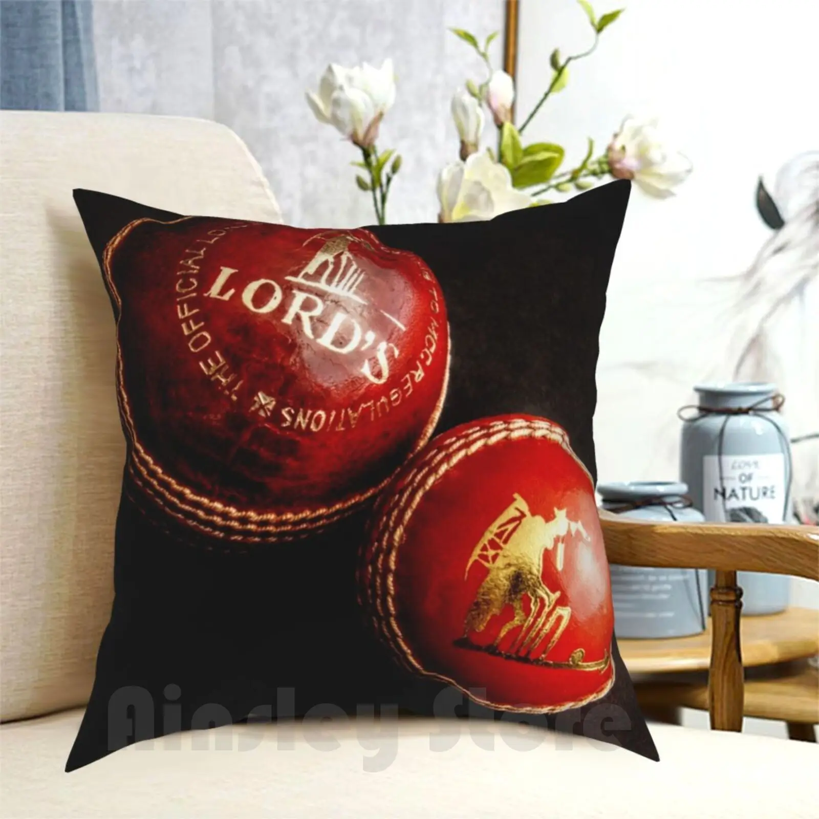 Cricket Balls Pillow Case Printed Home Soft Throw Pillow Hdr Still Life Cricket Ball Cricket Balls Balls Leather Seam