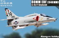 Freewing Electric RC 80 EDFJet A-4E/F SKYHAWK Plane 80mm Metal EDF Airplane 6s PNP or kit+S Retractable Aircraft Model Hobby