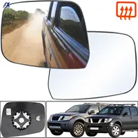 Espejo retrovisor izquierdo y derecho de cristal calefactable convexo ​ Para Nissan Navara D40 2005 - 2013 Pathfinder R51 2005 - 2012 Vista trasera
