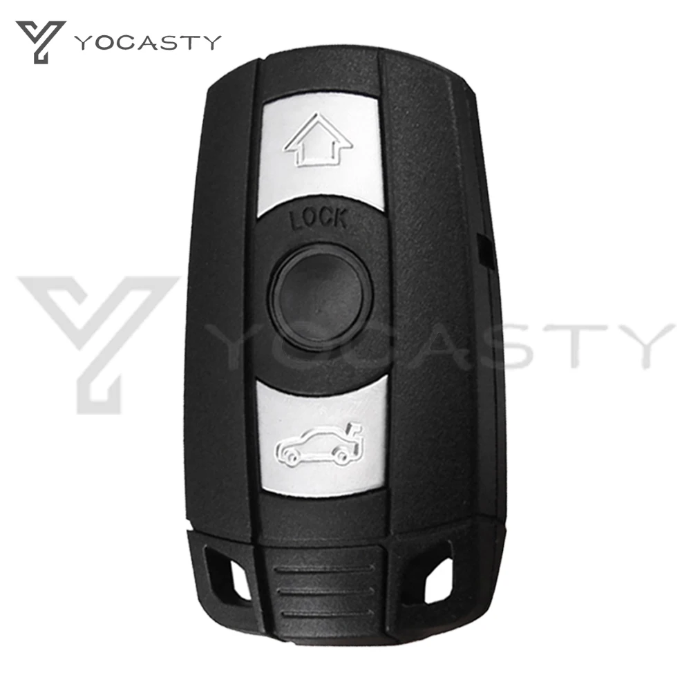 YOCASTY 3 Buttons CAS3 PCF7945 Chip Smart Car Fob Remote Key KR55WK49123 or KR55WK49186 For BMW E60 E70 E90 2003 2004 2005 2013