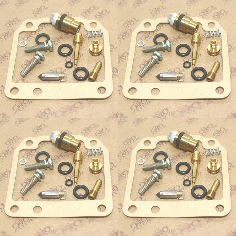 

4set For Yamaha XJ400 1981 xj 400 Carburetor repair kit Seal Main Slow Jets Air Mixture Screws