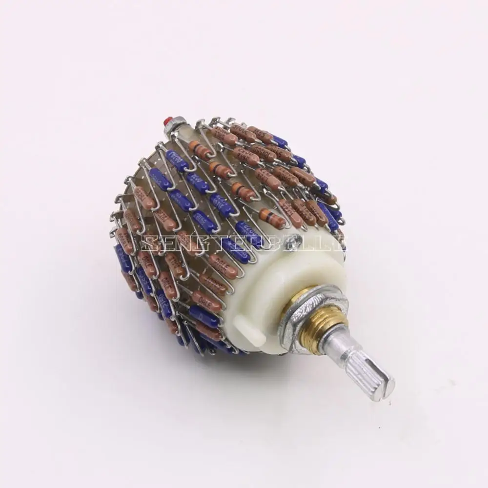 4X24 kroków czterokanałowy potencjometr głośności rezystor DALE poczwórny zrównoważony potencjometr przedwzmacniacza 10K i 50K i 100K