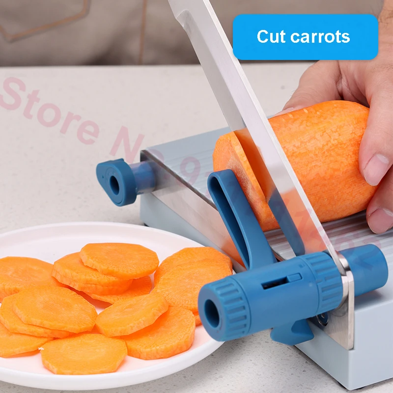 เครื่องใช้ในครัวเรือนเครื่องตัดไส้กรอกเนื้อแห้งชีสหั่นเครื่องมัลติฟังก์ชั่เครื่องตัดความหนาปรับ