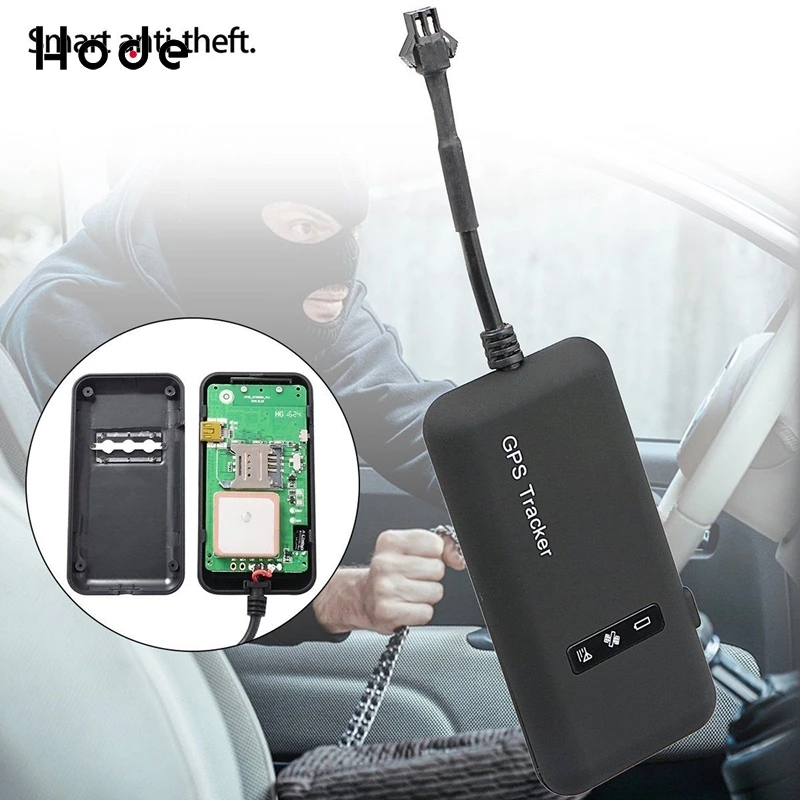 Rastreador Gps Quad-band Gt02 Gf07 para Carro Sistema Antifurto Veículo Gsm Gprs Rastreamento